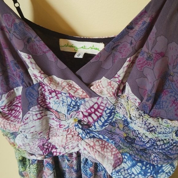 Staring at Stars Dreamy Orchid Batik Pattern Mini Dress 0 - Picture 2 of 5